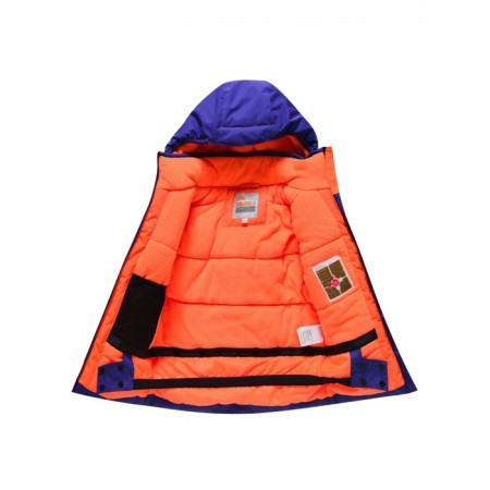 Ski costume for a boy, height 140 cm, orange color-3