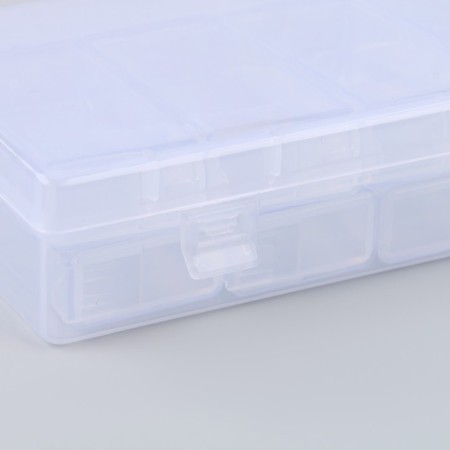 Organizer for storing rhinestones of diamond mosaics, 10 sections-4