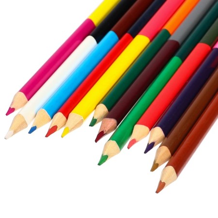 Color pencils, 24 colors, trihedral, Masha and bear-3