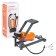 Air pump 300 with manometer, foot, mechanical, 300 cm3