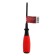 Scrap screwdriver, rubberized handle, PH2 x 75 mm