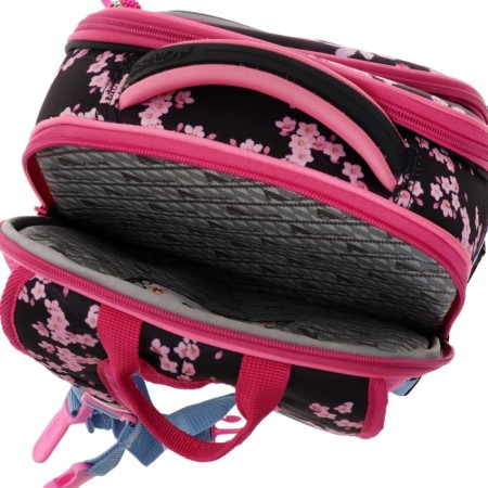 Frame backpack 36 x 28 x 11 cm, Across 198, filling: bag, purple ACR22-198-5-10