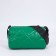 Bag Cross-Bodi with a zipper, green color