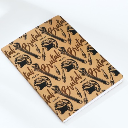 Diary A5+, 100 sheets soft region. Soft-Tach "Pattern"-1
