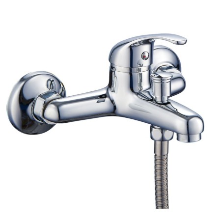 Bath mixer "PSM-Profsan" PSM-104-1, single-leaf, excess length 80 mm, watering can, chrome 770448