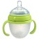 A bottle for feeding M&B, SHG Ø70mm, 150ml., With handles, silicone flask, green color