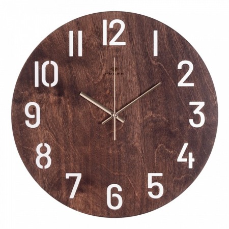 Watching clock, interior "nature", silent, d-40 cm