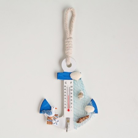 Interior anchor with a thermometer 12.5*9*2cm, mix-6