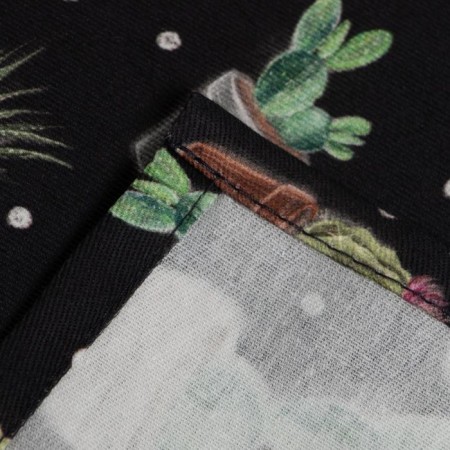 Apron Ethel Succulents 60x70cm, 100% cotton, sarzha 190 g/m2-3