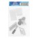 Loop for an aluminum door, up to 120 kg, two -section, white