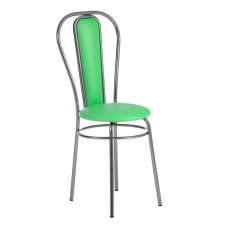 Bella chair Salad/Chrome