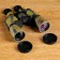 Binoculars 10x50, "sniper", khaki color, green lenses