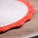 Wicker rug round 38 cm