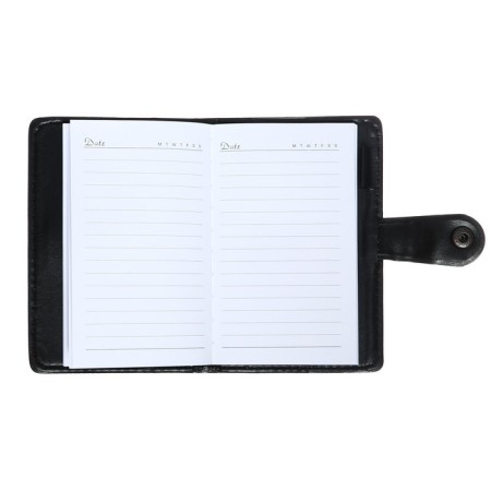 Note book A6, 102 sheets in the ruler, PVC cover, combined, button-13