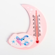 The thermometer is universal children, pink color, MIX drawing