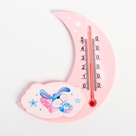 The thermometer is universal children, pink color, MIX drawing
