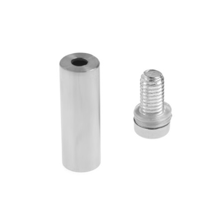 Remote holder for plates, 12x40 mm, color matte nickel, set 10 pcs.-5