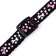 Two -layer collar with Fasteks "Star Bones", 30 x 1 cm, mix of flowers