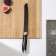 Knife for bread shares "Energy", bread, blade 19.5 cm, black color
