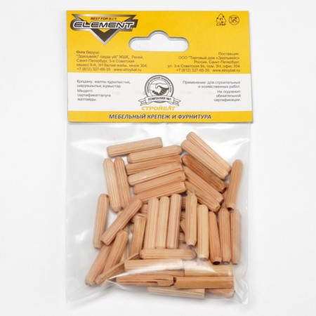 Furniture dough Element, 6x30 mm, 50 pcs-4