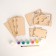 Wood painting "Tropical stories", casket