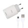 Network charger Hoco C81a, USB, 2.1 A, Type-C 1 m cable, white