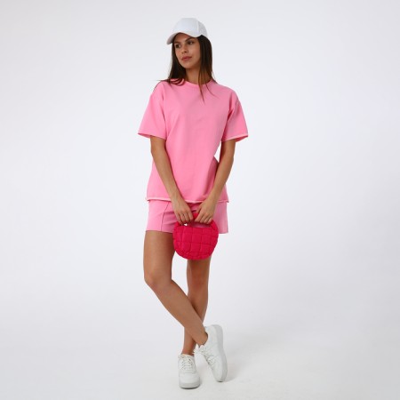 Youth bag 23*4*15 cm, lightning department, pink-6