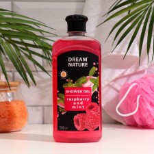 Dream Nature Гель для душа "Малина и мята", 500 мл