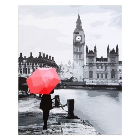 Picture on canvas "Under the umbrella" 40*50 cm