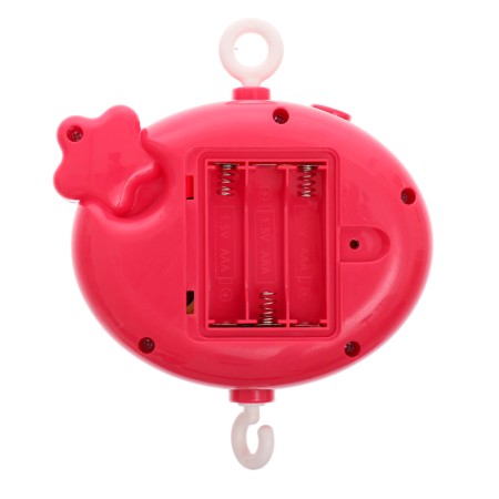 Musical mobile "Magic Dreams", Russian voice acting, projection, pink color-9