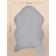 Carpet, size 70x105 cm, gray color