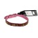 Decorated leather collar, 24-28 x 1.2 cm, mix