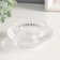 Glass "Fountain" double-sided transparent d-2 and 5 cm 8x8x4 cm