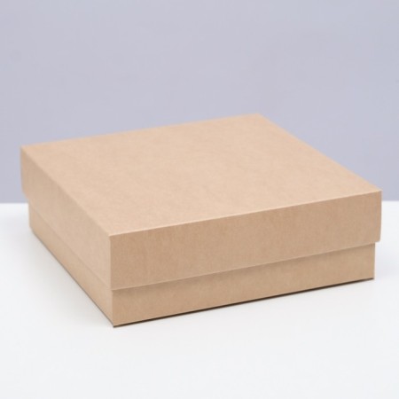 The box is folding, cover is, craft, 15 x 15 x 5 cm