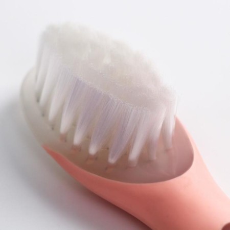 Set for hair care "Bunny Polly", comb and brush, pink color-1