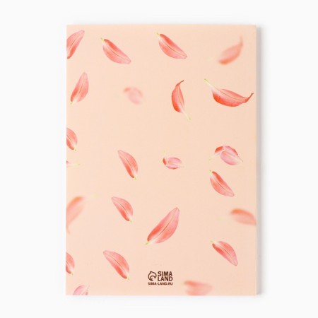 Set: Diary and soap petals "Learning is a matter of heart"-3