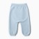 Knitted costume (jumper, trousers), blue color, height 62