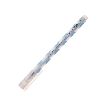 Gel handle Bruno Visconti Uniwrite Light Blue Polka Dots, 0.5 mm, blue ink-1