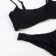 Swimsuit female separate minku color black, size 42
