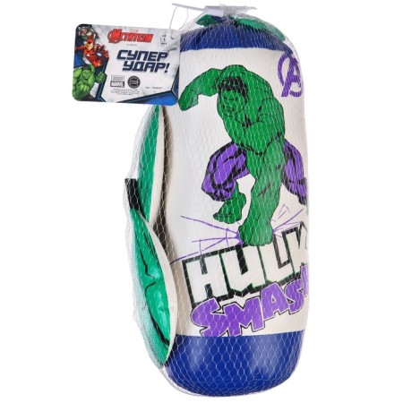 Game set for boxing "Hulk", pear 13x13x35 cm, Avengers-5