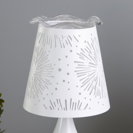 Aroma lace with backlight "Salute" E27 40W+RGB white 13x13x30 cm-5