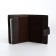 Male purse on magnet 3 in 1, department for auto documents, passports, brown color