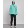Ski costume female winter, size 50, turquoise color