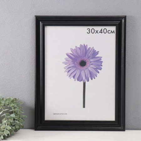 Photo frame Liza 30x40 cm black (plastic screen)-1