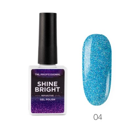 TNL Shine Bright Gel-Lalam, No. 04 Sea Wave, 10 ml