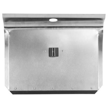 Bucket blades aluminum, 500 × 400 mm, paving, with a bar, tuleyka 40 mm, Sibrtekh-2