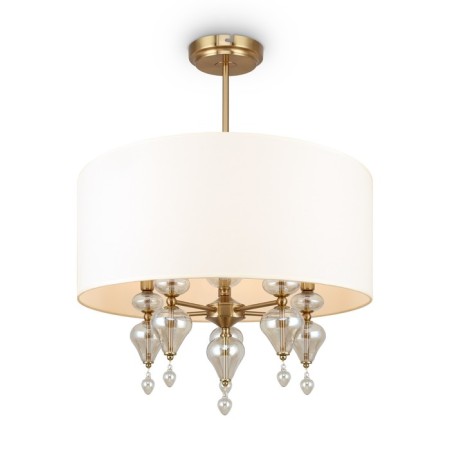 Freya FR5369CL-05BS1 RAise, 600x600x880 mm ceiling lamp, E14, 5x40W, brass color