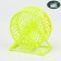 Rodent wheel on the base, plastic, 12.5 cm, yellow