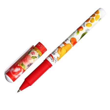 Ballpoint pen Dreamwrite "Slavic meal", Soft Touch, 0.7 mm housing, blue ink, in case, mix-3