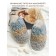 Lamb slippers, size 40-41, gray color